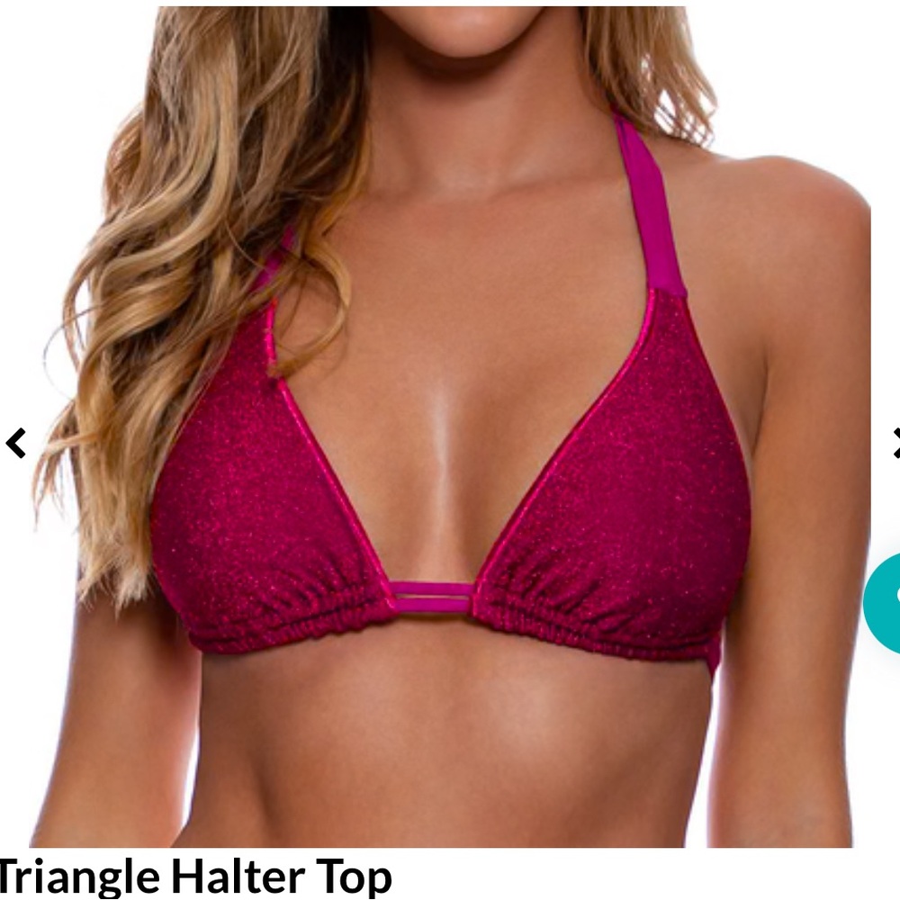 Luli Fama Triangle Halter Top